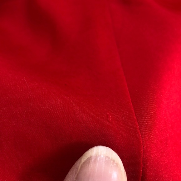 BCBGMAXAZRIA Red Palais One Shoulder Dress 10 - Picture 5 of 11